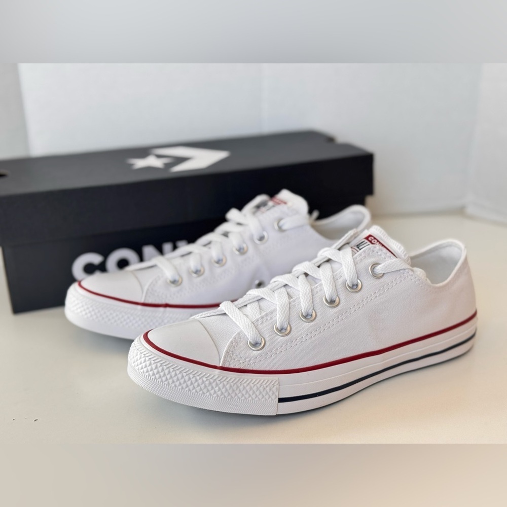 Converse All Star Low Top Unisex White Canvas Shoes Sneakers